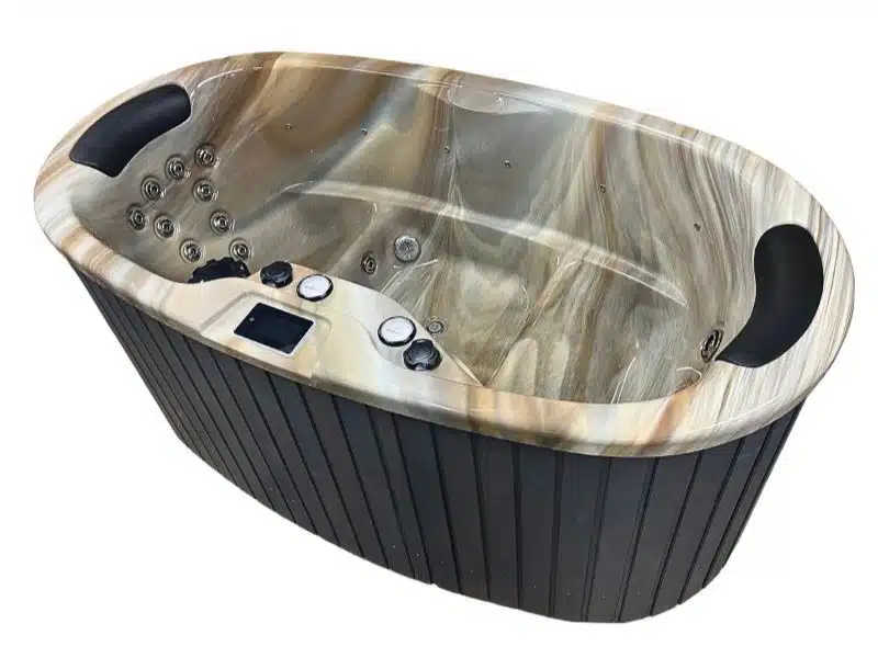 JADE 2 személyes prémium akril ovális dézsafürdő GECKO 3 KW elektromos fűtéssel 1 JADE 2 személyes prémium akril ovális dézsafürdő GECKO 3 KW elektromos fűtéssel