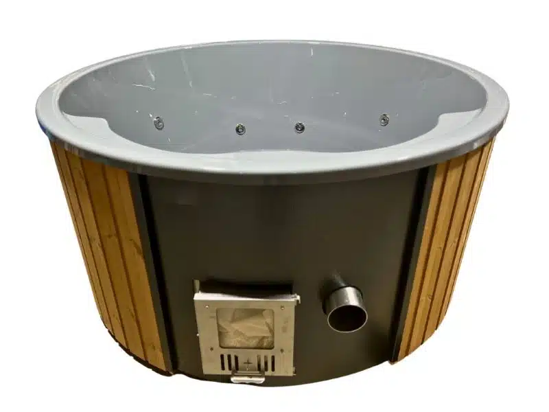 LUX IN 5 személyes INTEGRÁLT KÁLYHÁS PRÉMIUM AKRIL dézsafürdő szürke vagy fehér betéttel wellness csomagban 4 LUX IN 5 személyes INTEGRÁLT KÁLYHÁS PRÉMIUM AKRIL dézsafürdő 4