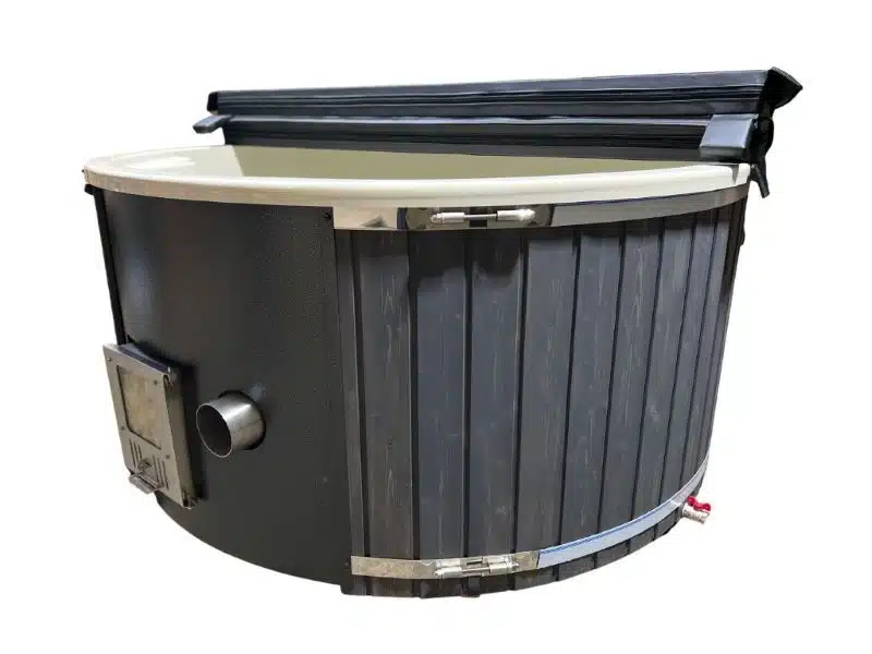 LUX IN 5 személyes INTEGRÁLT KÁLYHÁS PRÉMIUM AKRIL dézsafürdő szürke vagy fehér betéttel wellness csomagban 7 LUX IN 5 személyes INTEGRÁLT KÁLYHÁS PRÉMIUM AKRIL dézsafürdő 7