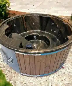 LUX IN 5 személyes INTEGRÁLT KÁLYHÁS PRÉMIUM MÁRVÁNY AKRIL dézsafürdő