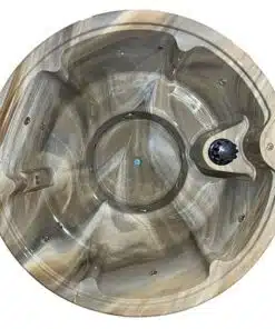 LUX IN 6 személyes ELEKTROMOS GECKO 3 KW PRÉMIUM AKRIL dézsafürdő WIFI vezérléssel, UV szűrővel 4