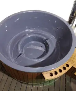 MÁLTA 6 személyes KÜLSŐ KÁLYHÁS SÓZHATÓ üvegszálas dézsafürdő 2