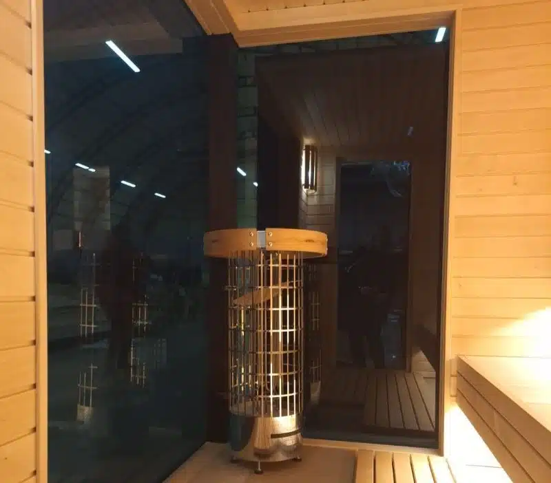 ÉDEN 4 személyes szauna HIMALÁJA sóval, WPC külső borítással 4 ÉDEN 4 személyes szauna HIMALÁJA sóval, WPC külső borítással 4