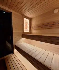 ÉDEN 4 személyes szauna HIMALÁJA sóval, WPC külső borítással 9 ÉDEN 4 személyes szauna HIMALÁJA sóval, WPC külső borítással 5