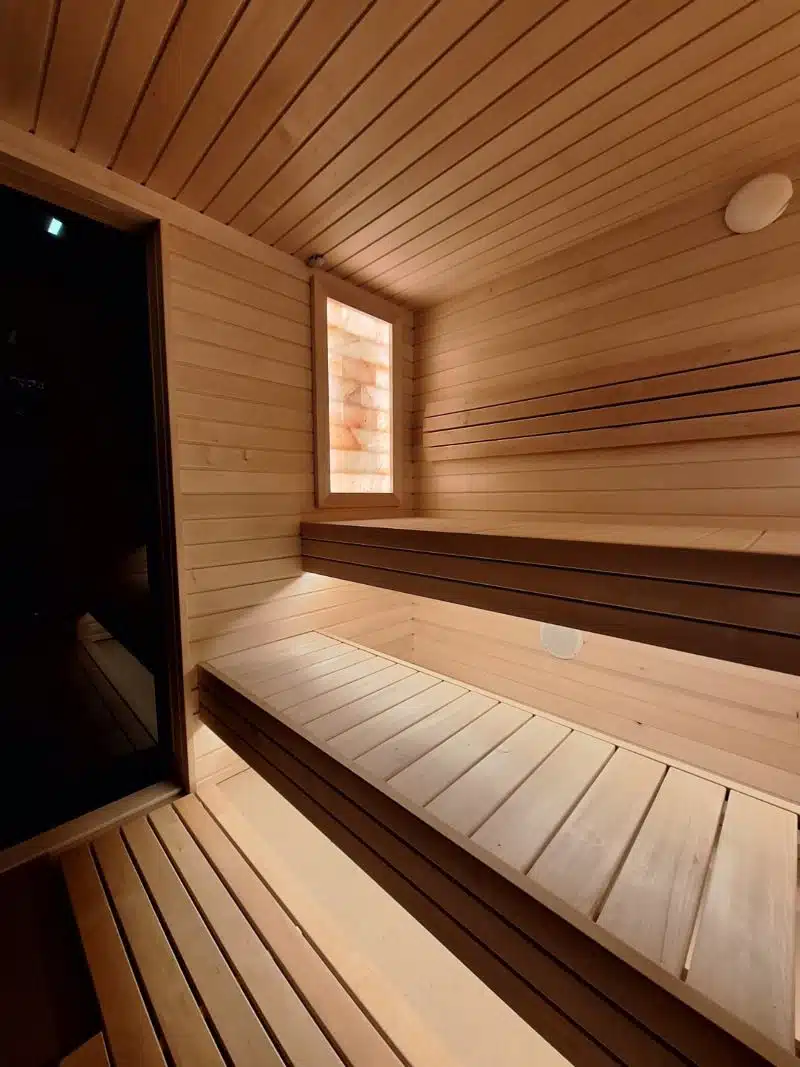 ÉDEN 4 személyes szauna HIMALÁJA sóval, WPC külső borítással 5 ÉDEN 4 személyes szauna HIMALÁJA sóval, WPC külső borítással 5