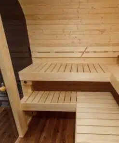 MANGA 4-6 személyes szauna elektromos kályhával, kétszintes padokkal 24 MANGA 4-6 személyes szauna elektromos kályhával, kétszintes padokkal 12