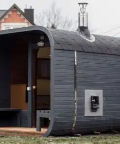 MANGA 4-6 személyes szauna elektromos kályhával, kétszintes padokkal 2