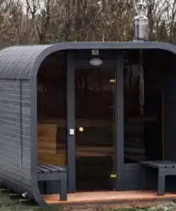 MANGA 4-6 személyes szauna elektromos kályhával, kétszintes padokkal