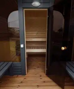 MANGA 4-6 személyes szauna elektromos kályhával, kétszintes padokkal 17 MANGA 4-6 személyes szauna elektromos kályhával, kétszintes padokkal 5