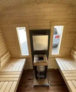 MANGA 4-6 személyes szauna elektromos kályhával, kétszintes padokkal 19 MANGA 4-6 személyes szauna elektromos kályhával, kétszintes padokkal 7