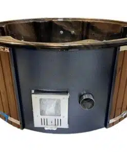 Hidegvizes merülő thermowood külső borítással, lépcsővel, leeresztővel 3