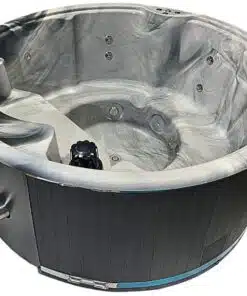 Hidegvizes merülő thermowood külső borítással, lépcsővel, leeresztővel 4