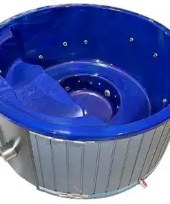 LUX IN 5 személyes INTEGRÁLT KÁLYHÁS PRÉMIUM AKRIL dézsafürdő USA márvány akril betéttel wellness csomagban 2