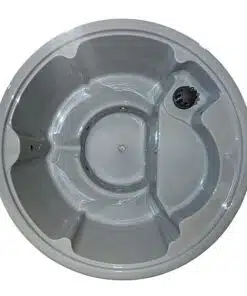 MEGÚJULT LUX IN 5 személyes SÓZHATÓ INTEGRÁLT KÁLYHÁS PRÉMIUM AKRIL dézsafürdő szürke vagy fehér betéttel 5