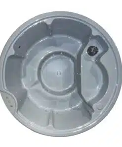 Alternative view of MEGÚJULT LUX IN 5 személyes SÓZHATÓ INTEGRÁLT KÁLYHÁS PRÉMIUM AKRIL dézsafürdő szürke betéttel