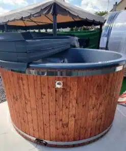 PEARL 6 személyes KÜLSŐ KÁLYHÁS üvegszálas dézsafürdő 3