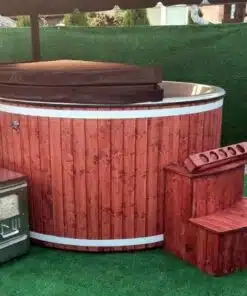 PEARL 6 személyes KÜLSŐ KÁLYHÁS üvegszálas dézsafürdő 5