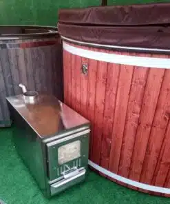 PEARL 6 személyes KÜLSŐ KÁLYHÁS üvegszálas dézsafürdő 6