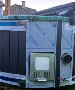 5 személyes CLASIC IN WPC ZÖLD MÁRVÁNY INTEGRÁLT KÁLYHÁS PRÉMIUM AKRIL dézsafürdő wellness csomagban 5