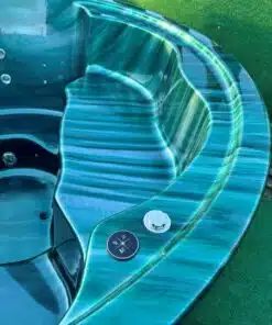 5 személyes CLASIC IN WPC ZÖLD MÁRVÁNY INTEGRÁLT KÁLYHÁS PRÉMIUM AKRIL dézsafürdő wellness csomagban 6