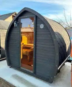 6-8 személyes LEVÉL alakú szauna 9 KW elektromos kályhával