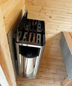 6-8 személyes LEVÉL alakú szauna 9 KW elektromos kályhával 16 6-8 személyes LEVÉL alakú szauna 9 KW elektromos kályhával 6