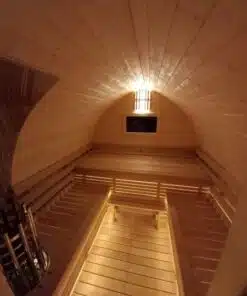 6-8 személyes LEVÉL alakú szauna 9 KW elektromos kályhával 18 6-8 személyes LEVÉL alakú szauna 9 KW elektromos kályhával 8
