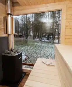 6 személyes LUX GOLD 2 in 1 szauna + dézsafürdő kombó 11