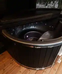 6 személyes LUX GOLD 2 in 1 szauna + dézsafürdő kombó 5