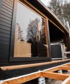 6 személyes LUX GOLD 2 in 1 szauna + dézsafürdő kombó 6