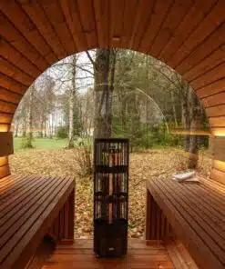 6 személyes LUX SHOW hordószauna elektromos kályhával 11 6 személyes LUX SHOW hordószauna elektromos kályhával 5