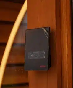 6 személyes LUX SHOW hordószauna elektromos kályhával 12 6 személyes LUX SHOW hordószauna elektromos kályhával 6