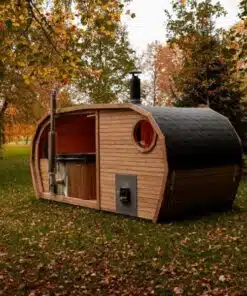 6 személyes Oázis szauna + dézsafürdő kombó 2