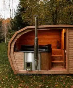 6 személyes Oázis szauna + dézsafürdő kombó 16 6 személyes Oázis szauna + dézsafürdő kombó 4
