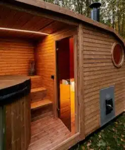 6 személyes Oázis szauna + dézsafürdő kombó 17 6 személyes Oázis szauna + dézsafürdő kombó 5