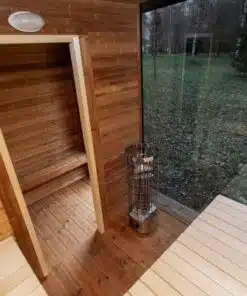 6 személyes VIP LUX Szauna elektromos kályhával 5