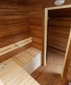6 személyes VIP LUX Szauna elektromos kályhával 7