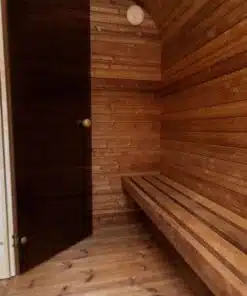 6 személyes VIP LUX Szauna elektromos kályhával 8