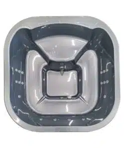 MALIBU 8 személyes SÓZHATÓ NÉGYSZÖGLETES Akril dézsafürdő integrált kályhával 6