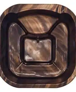 MALIBU 8 személyes SÓZHATÓ NÉGYSZÖGLETES Akril dézsafürdő integrált kályhával 8