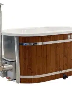 MODENA 2 személyes akril dézsafürdő horizontális integrált kazánnal 3