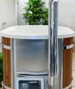 MODENA 2 személyes akril dézsafürdő horizontális integrált kazánnal 4