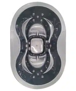 MODENA 2 személyes akril dézsafürdő horizontális integrált kazánnal 6