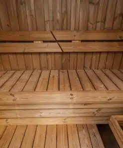 2 SZEMÉLYES ÉSZAKI FENYŐ MINI SZAUNA ELEKTROMOS FŰTÉSSEL 4