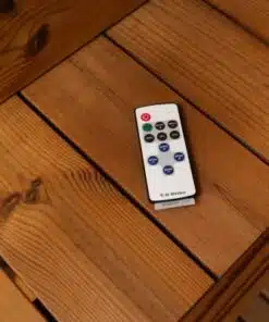 4 SZEMÉLYES ÉSZAKI FENYŐ MINI SZAUNA ELEKTROMOS FŰTÉSSEL 6