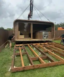 6 személyes ELEKTROMOS LUX GOLD THERMOWOOD 2 in 1 szauna + dézsafürdő kombó 6