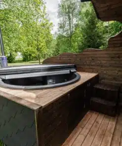 6 személyes LUX SILVER 2 in 1 szauna + dézsafürdő kombó 9