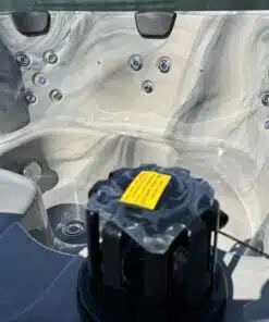Grande 8 személyes Négyszögletes akril 8 személyes dézsafürdő GECKO 3 KW elektromos fűtéssel 4