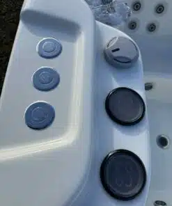JADE 2 személyes prémium USA akril ovális dézsafürdő fehér vagy szürke színben PAHLEN 2 KW elektromos fűtéssel 6