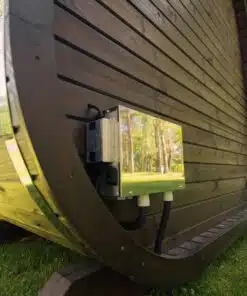 JOLA MINI 2 személyes THERMOWOOD szauna elektromos kályhával + WIFI vezérléssel 10